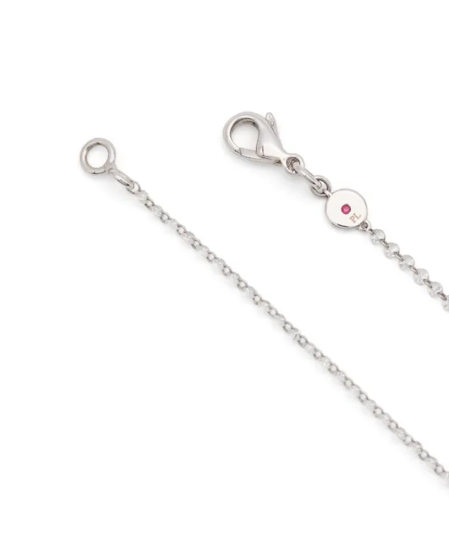 18K white gold Classic diamond necklace