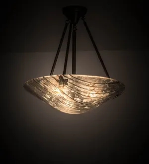 20"W Metro Fusion Branches Inverted Pendant