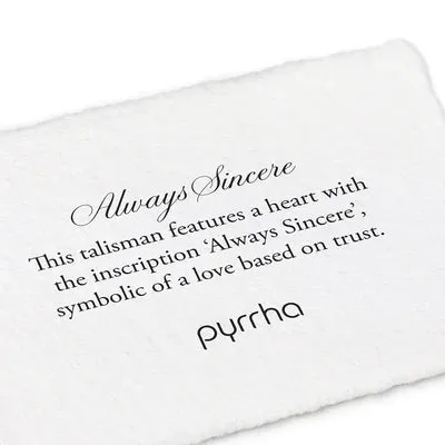 Always Sincere Talisman Pendant | Pyrrha