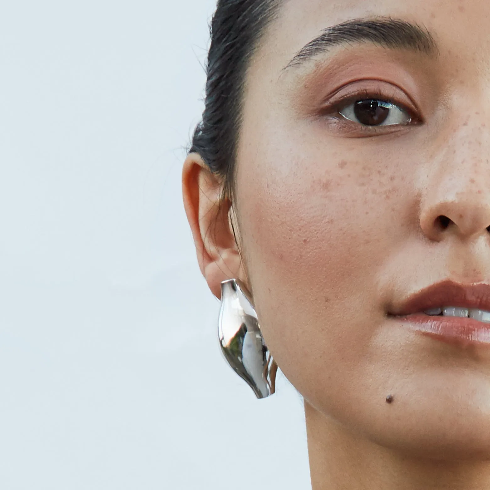 Amphora Studs - Silver
