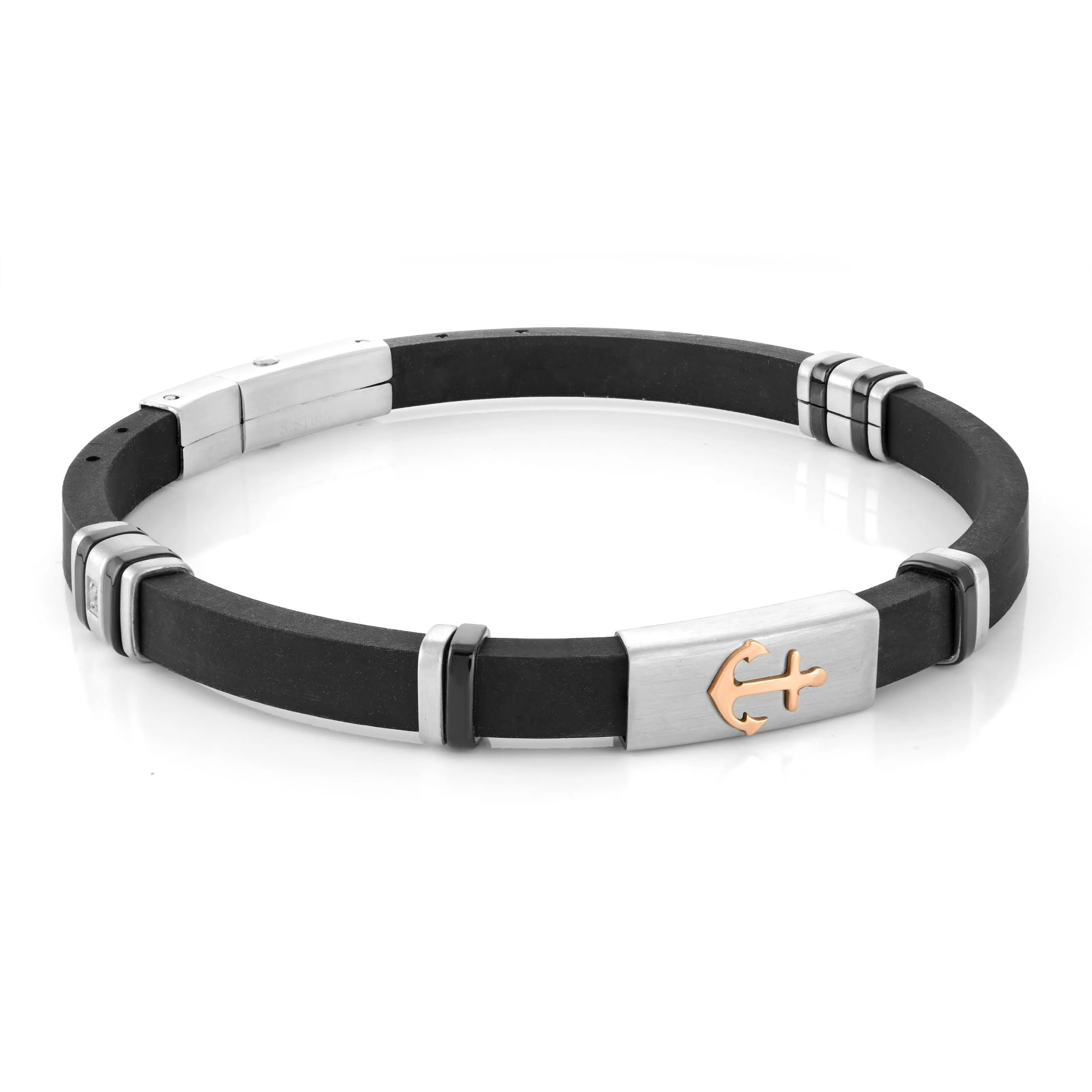 Anchor Silicone Bracelet 5mm
