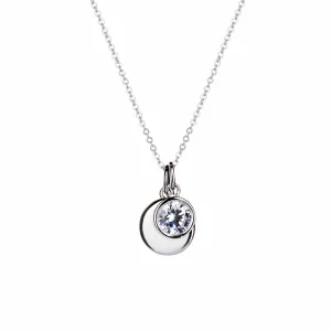 April Birthstone Pendant - Crystal/Diamond