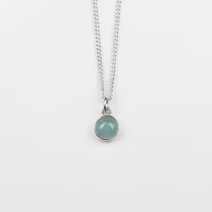 Aquamarine Single Gemstone Pendant