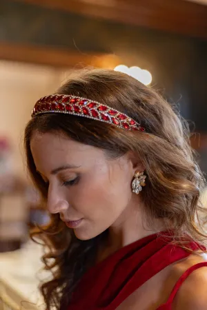 Autumnal Glow Rhinestone Cluster Studs