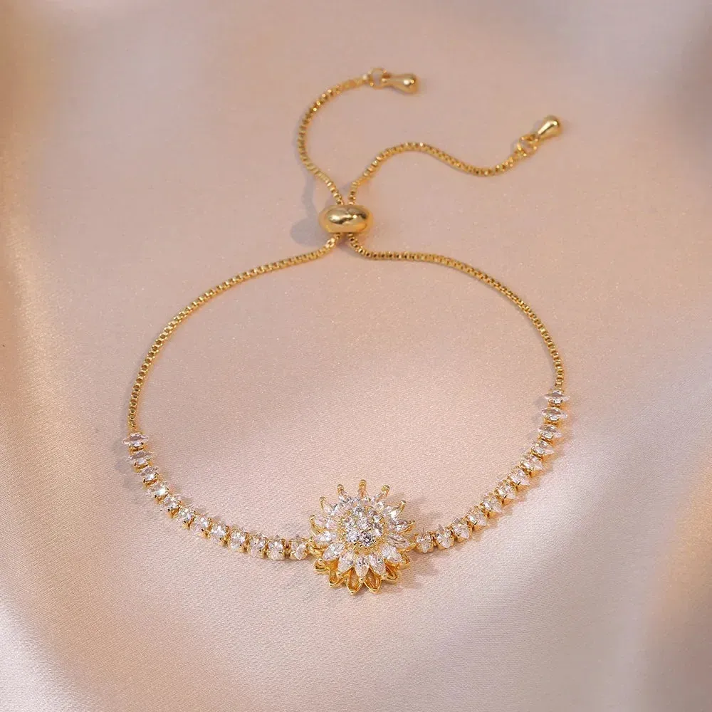 Beautiful Fashionable Sunflower Jewelry Set Perfect Gift