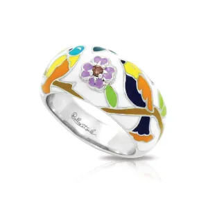 Belle Etoile Songbird Ring - White