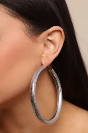 Best Of Them All Hoop Earrings - Silver