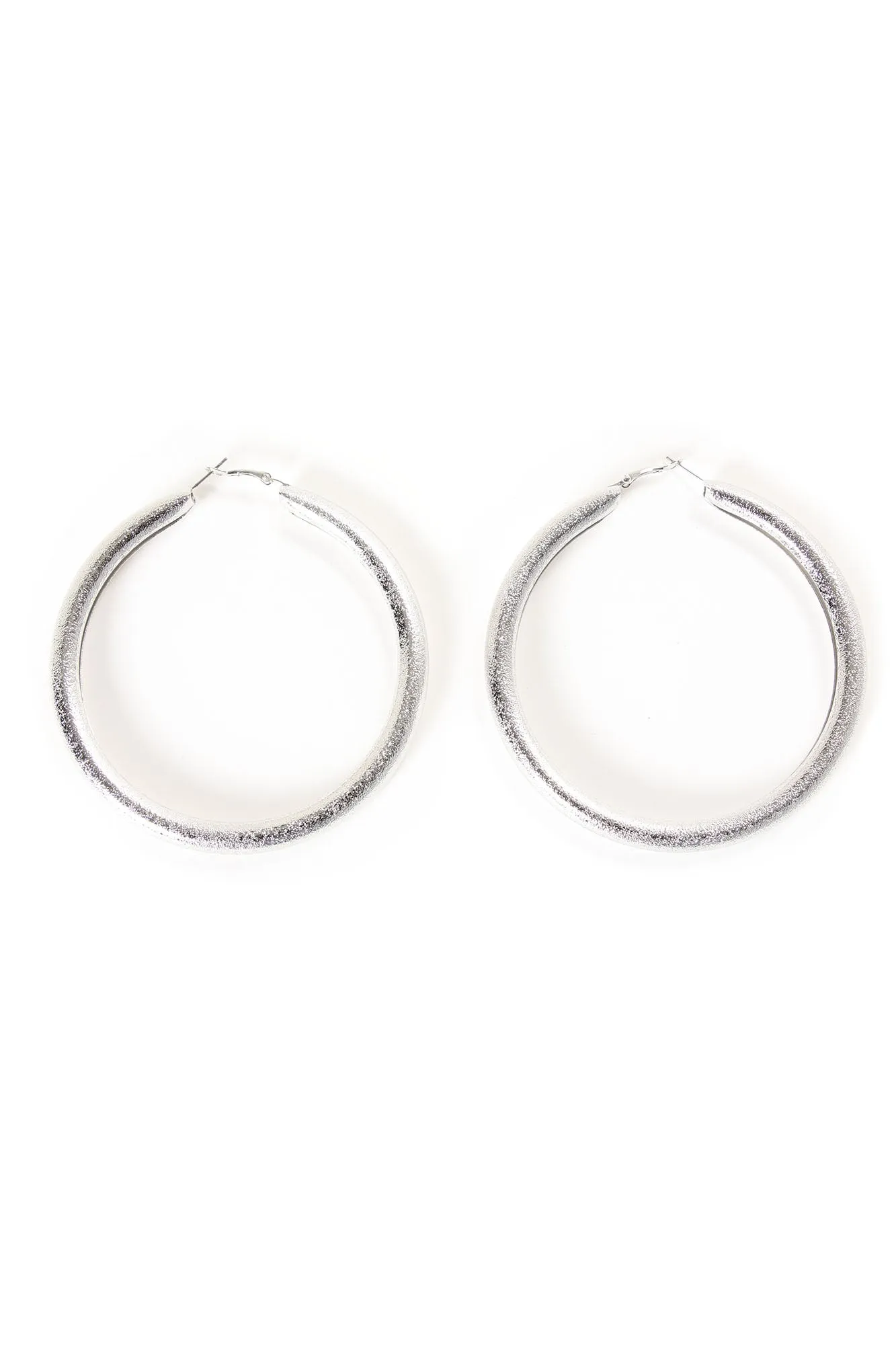 Best Of Them All Hoop Earrings - Silver