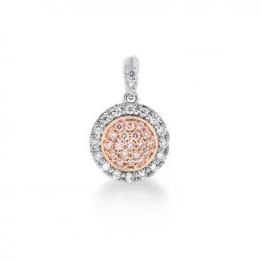 Blush Pink Diamond Katherine Pendant
