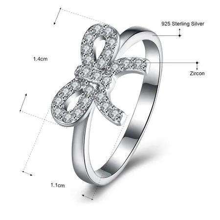 Bow Ring 24k Gold Plated