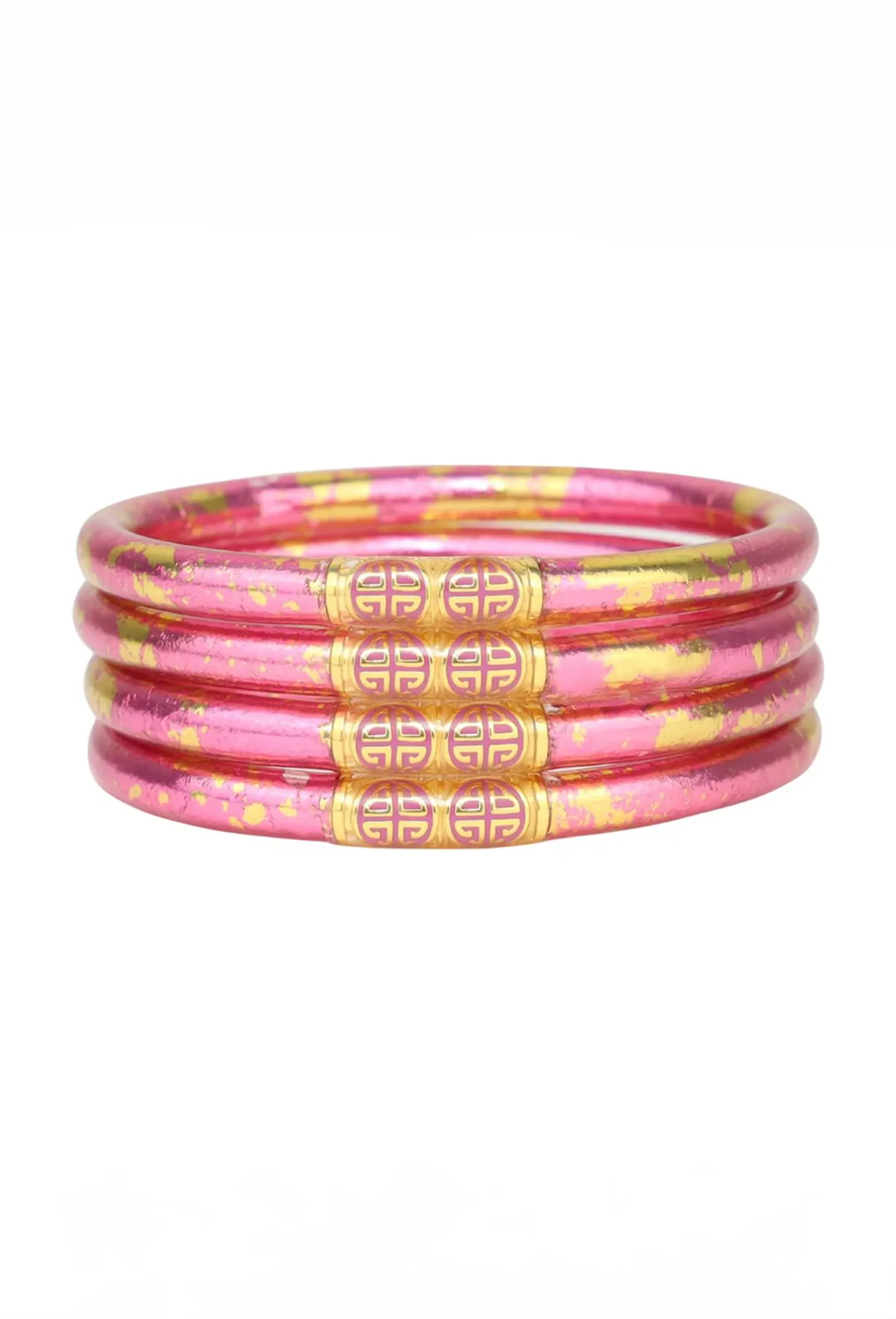 BUDHAGIRL Bangles in Rose Koi