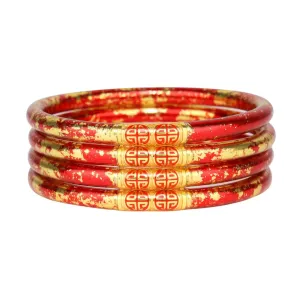 BuDhaGirl | Set of 4 |  KOI Rouge All Weather Bangles