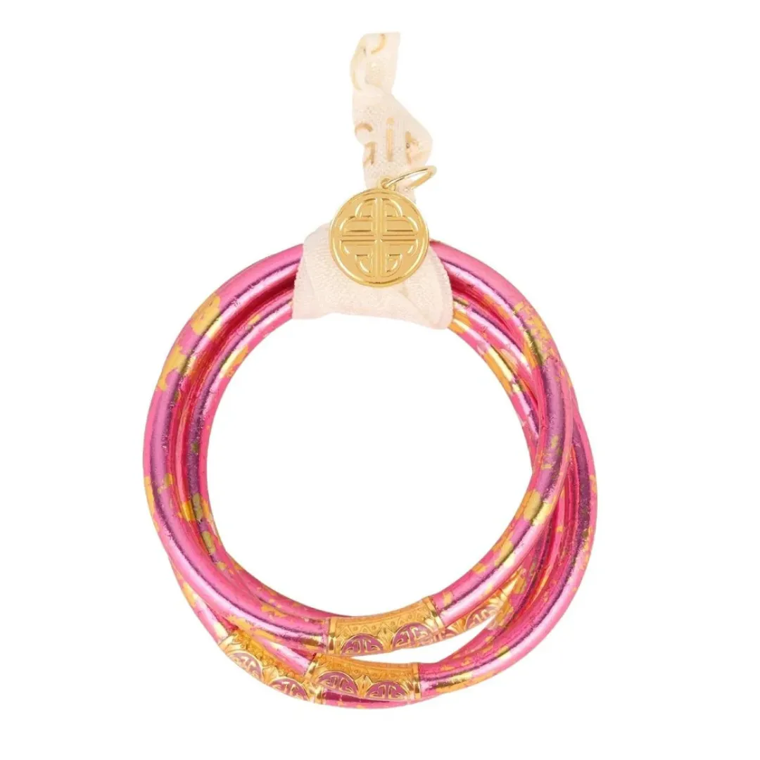 BuDhaGirl | Set of Four | KOI Rose All Weather Bangles