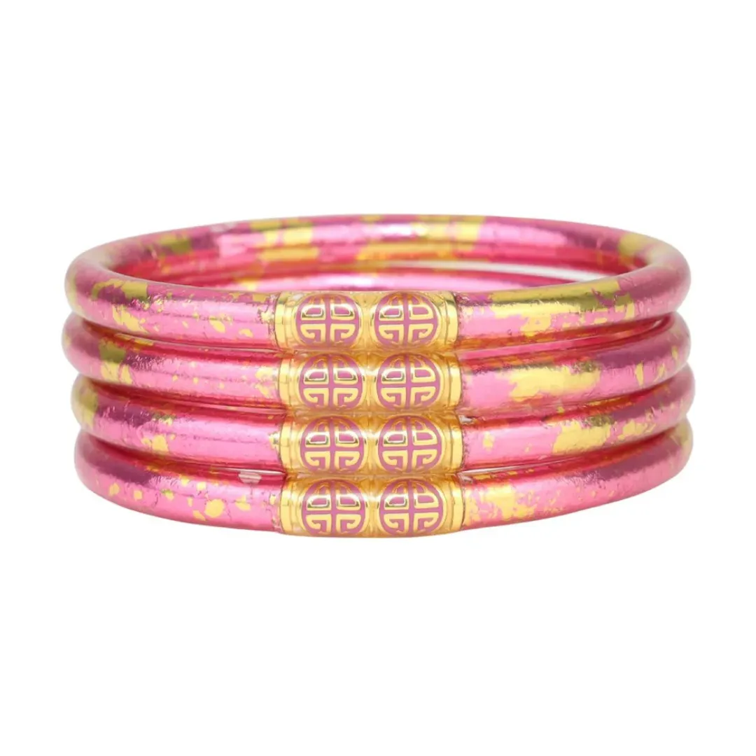 BuDhaGirl | Set of Four | KOI Rose All Weather Bangles