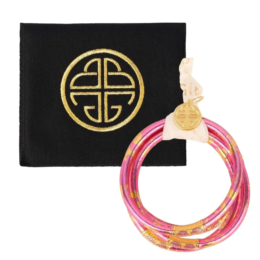 BuDhaGirl | Set of Four | KOI Rose All Weather Bangles
