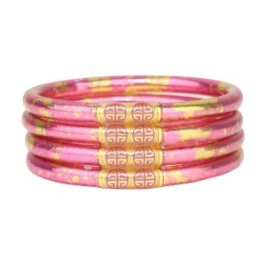 BuDhaGirl | Set of Four | KOI Rose All Weather Bangles