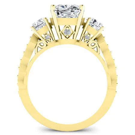 Calix - Cushion Moissanite Engagement Ring