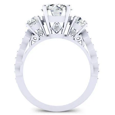 Calix - Round Lab Diamond Engagement Ring (IGI Certified)