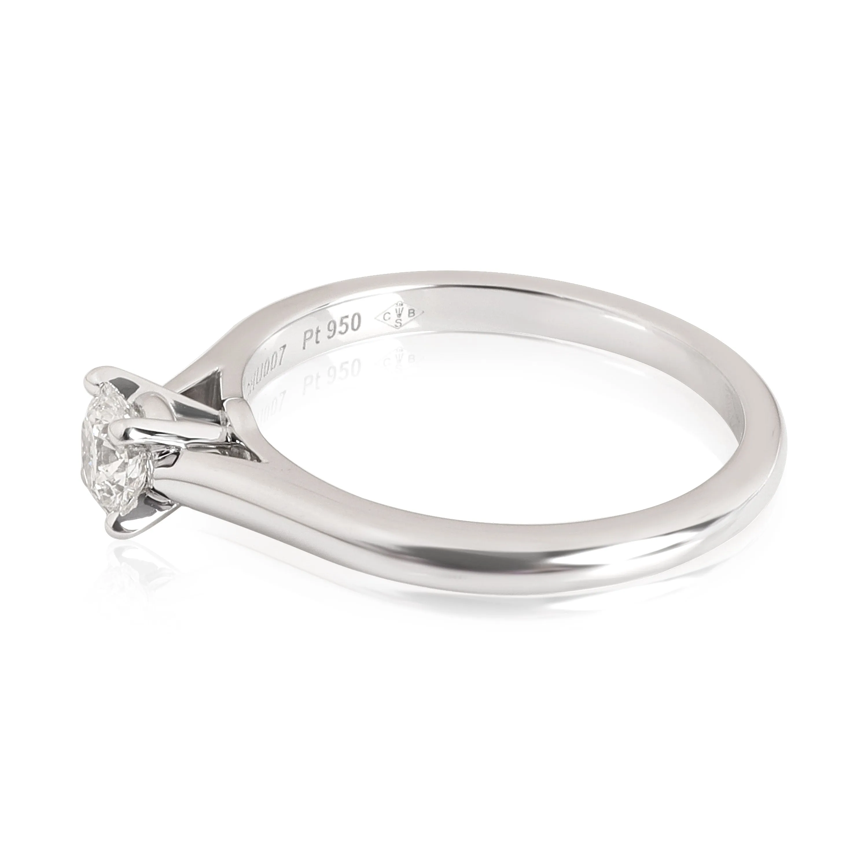 Cartier 1895 Diamond Engagement Ring in Platinum (0.33 CTW G/VVS1 )