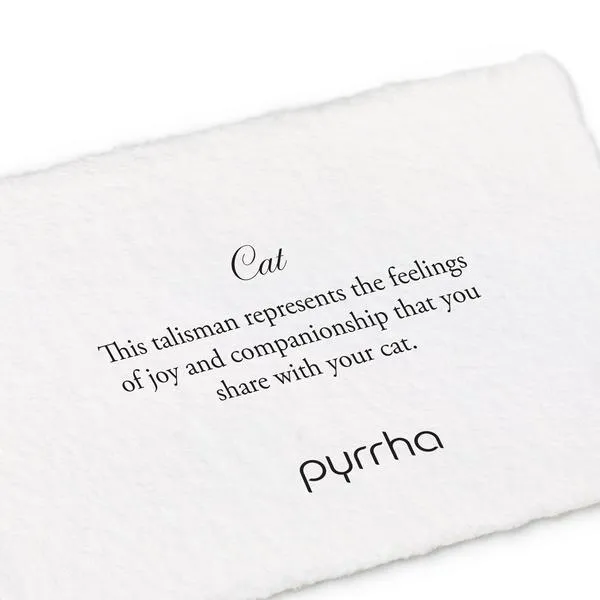 Cat Engravable Talisman RETIRED | Pyrrha