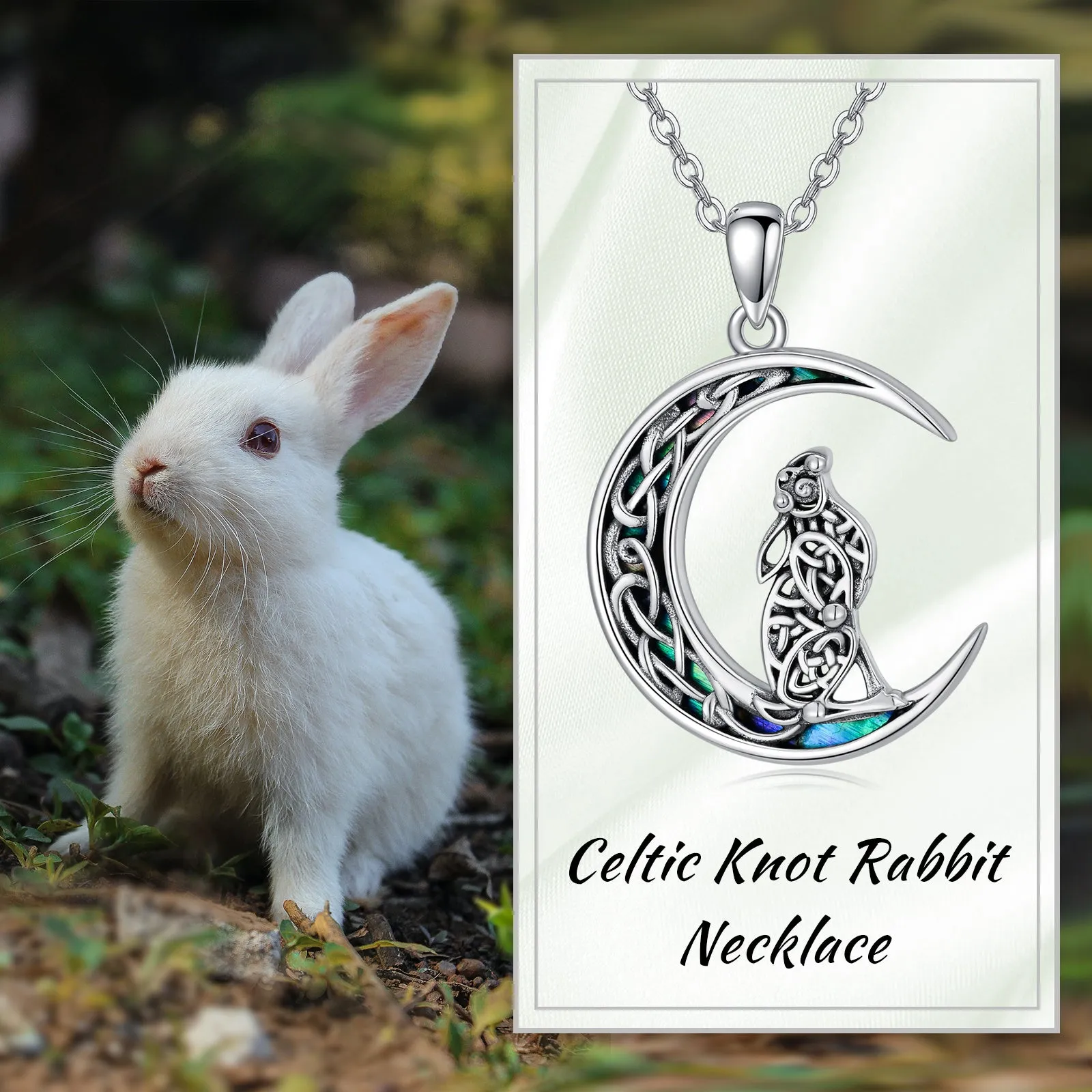 Celestial Bunny Knot - Viking Pendant by The Nevermore