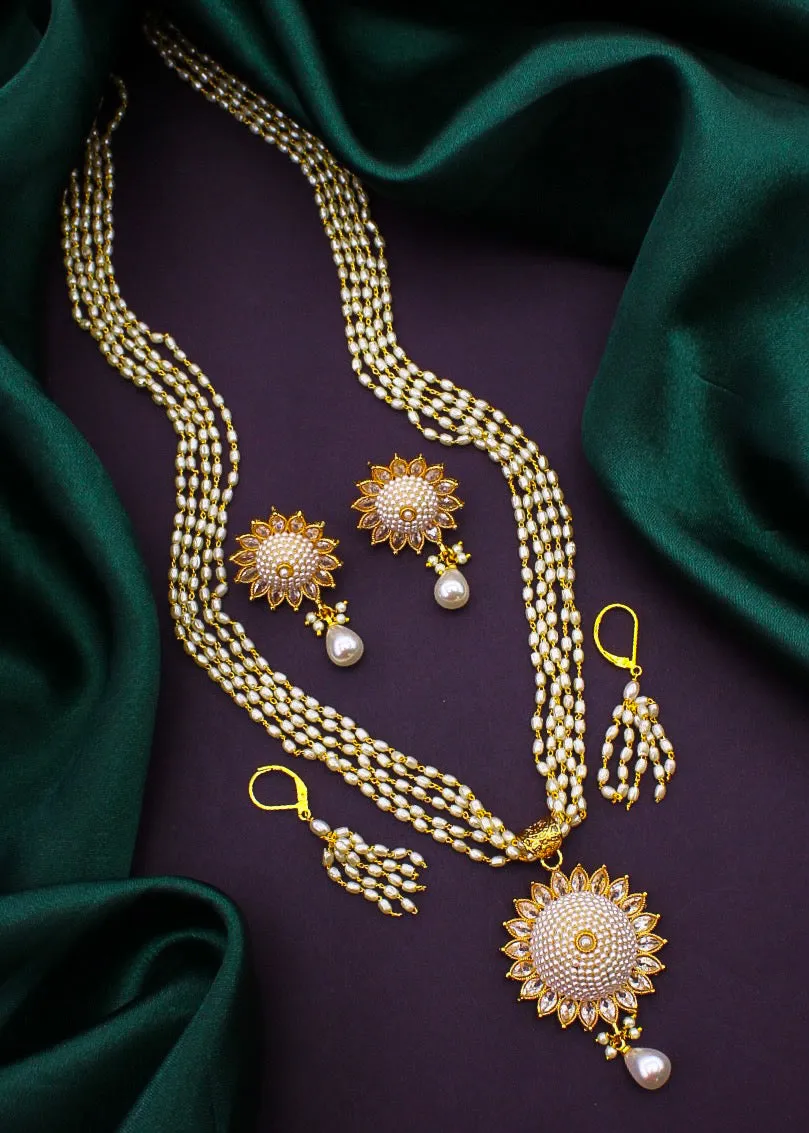 CLASSIC FLORET MOTI NECKLACE