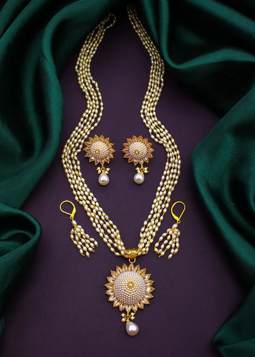 CLASSIC FLORET MOTI NECKLACE