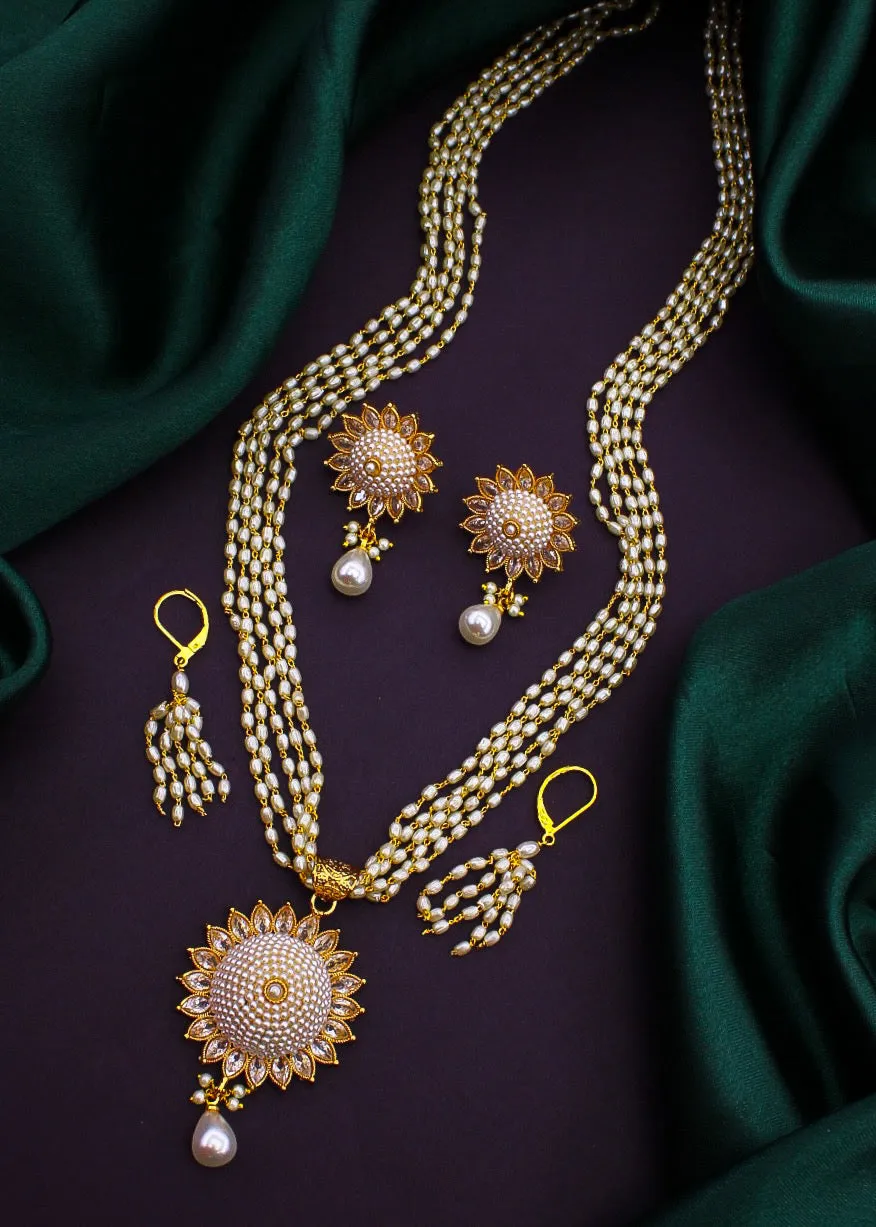 CLASSIC FLORET MOTI NECKLACE