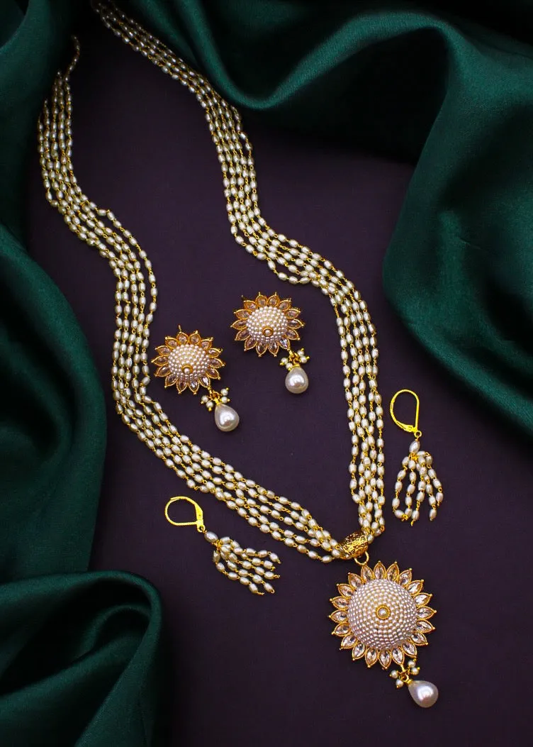 CLASSIC FLORET MOTI NECKLACE