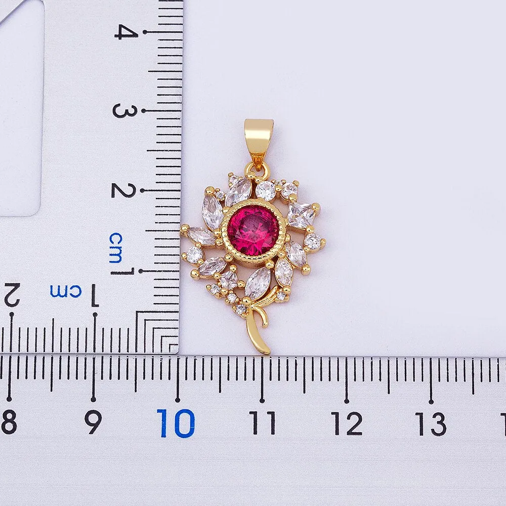 Classic Lucky Flower Pendant Necklace