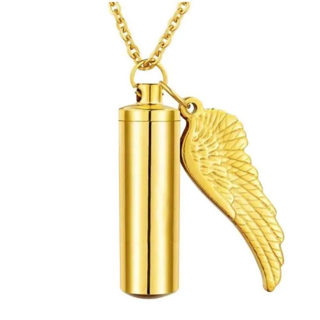 Cremation Urn Necklace for Ashes Memorial Keepsake Pendant