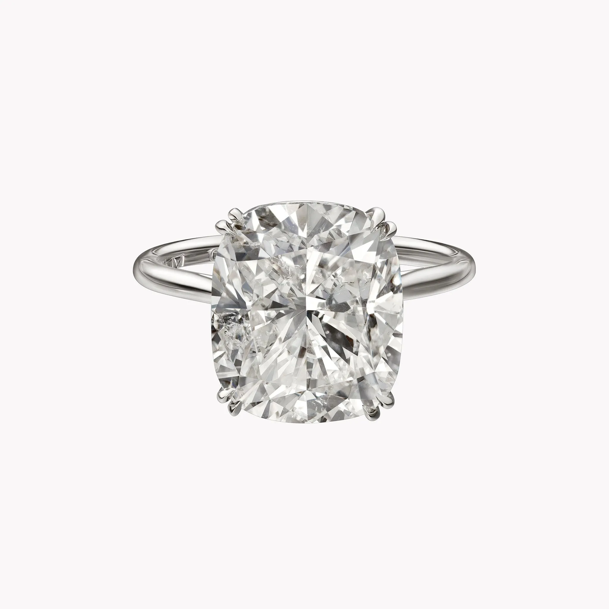 Cushion Cut Solitaire Engagement Ring