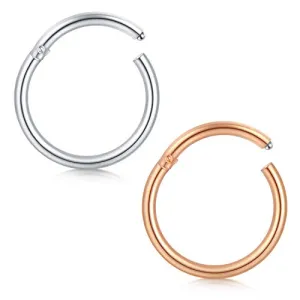 D.Bella Nose Hoop Ring Lip Septum Rings  Earrings Hoop Belly Button Ring Navel Hoop