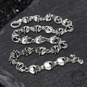 Domineering Skulls Stainless Steel Necklace