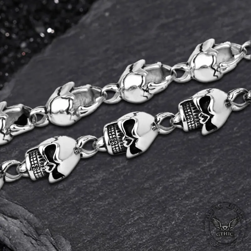 Domineering Skulls Stainless Steel Necklace