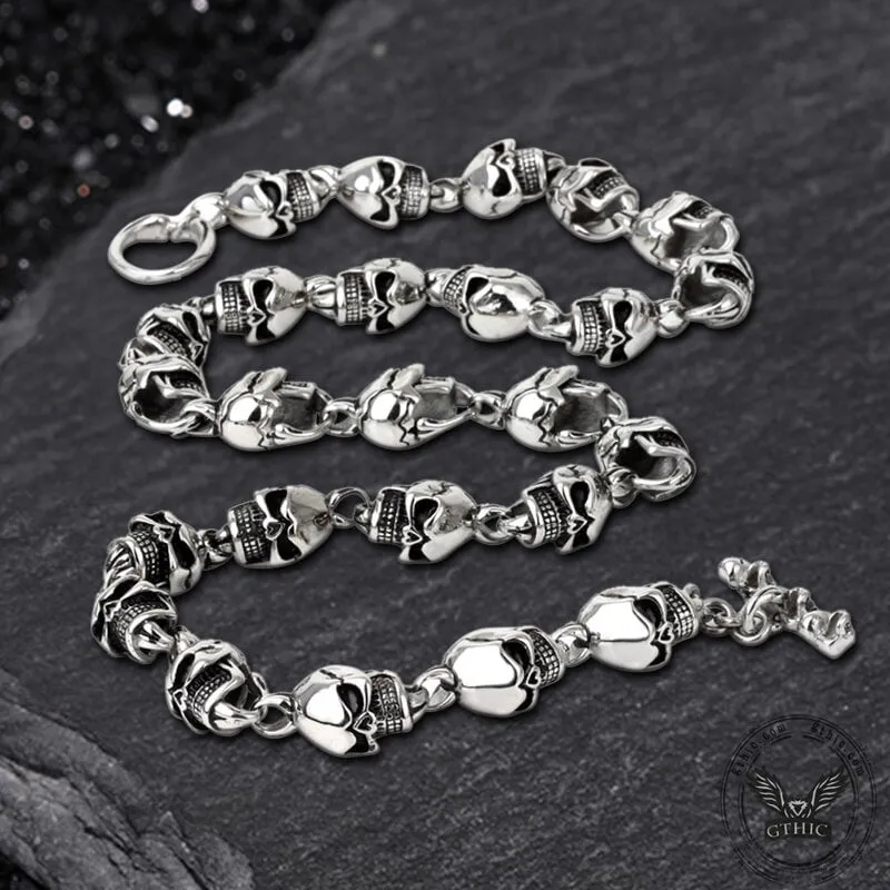 Domineering Skulls Stainless Steel Necklace