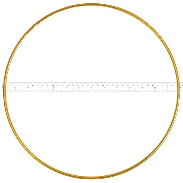 Dream Catcher Ring 14" Brass 10/pk