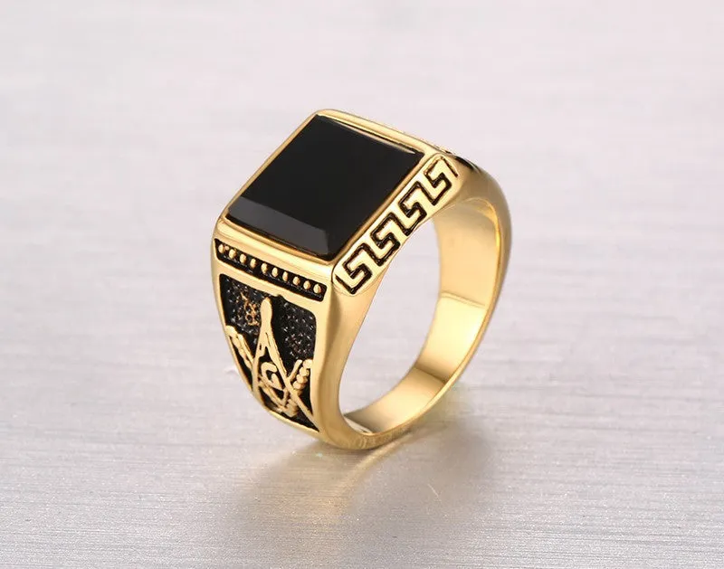 Elegant Stainless Steel Ring