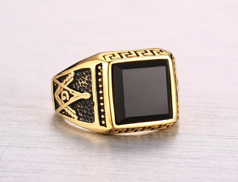 Elegant Stainless Steel Ring