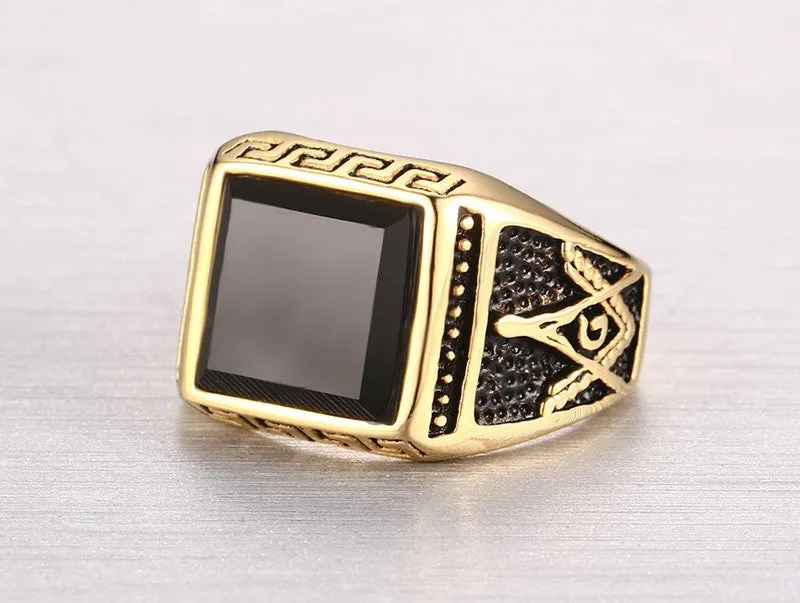 Elegant Stainless Steel Ring