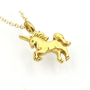 Fashion Gold Color Pegasus Pendant Necklaces