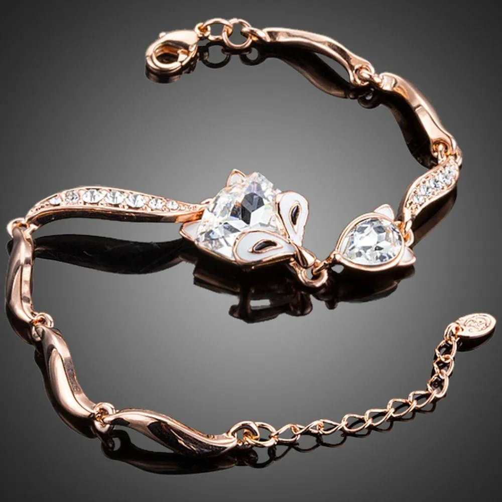 Fox Lady Crystal Bracelet