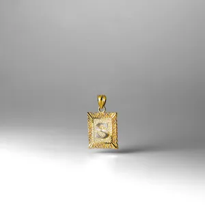 Gold Letter S Pendants | A-Z Gold Pendants
