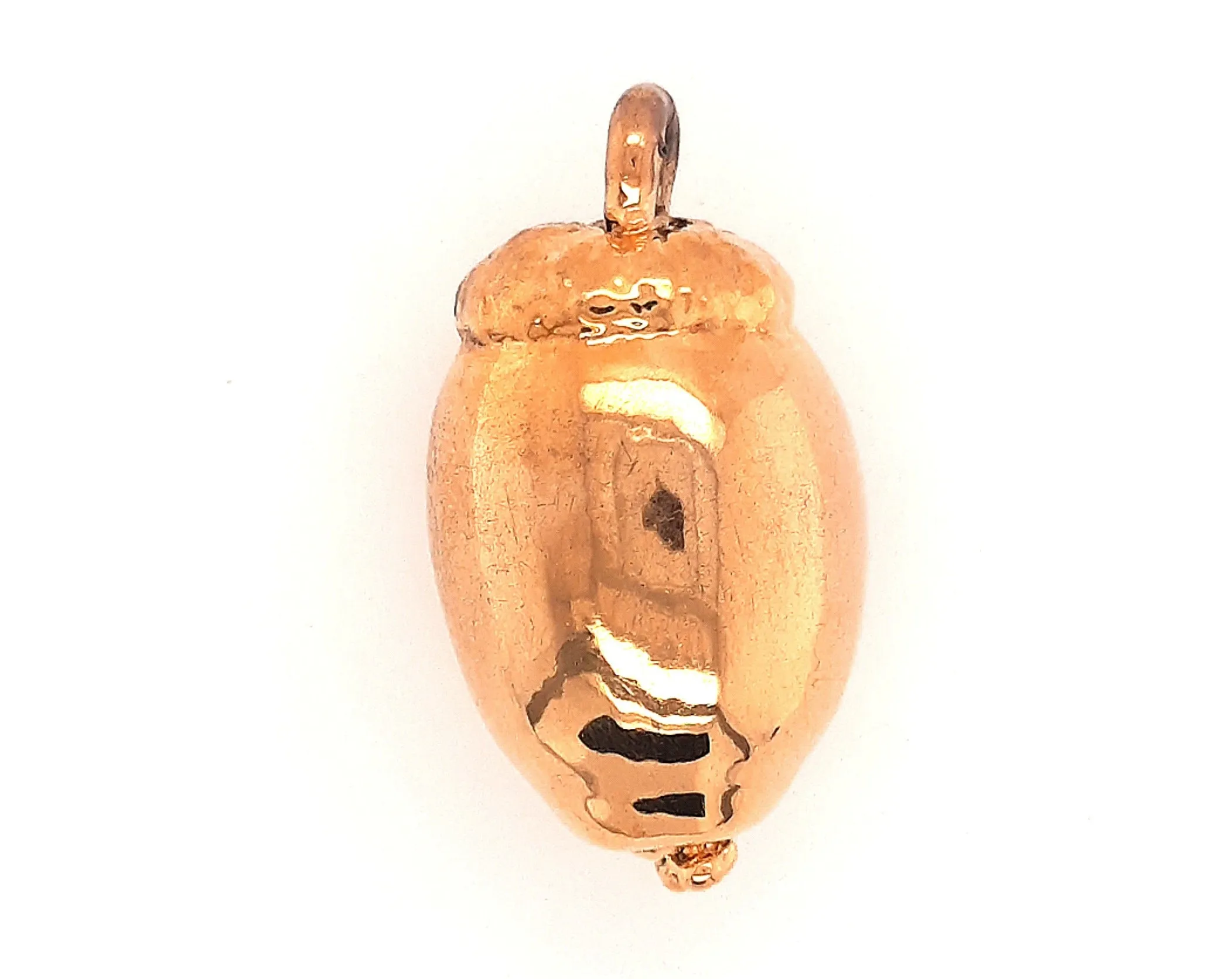 Gold Plated Acorn Charm/Pendant