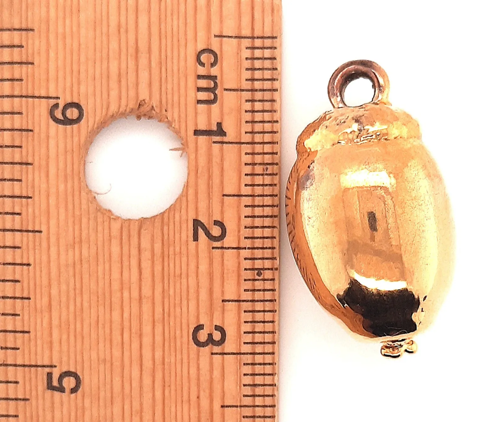 Gold Plated Acorn Charm/Pendant