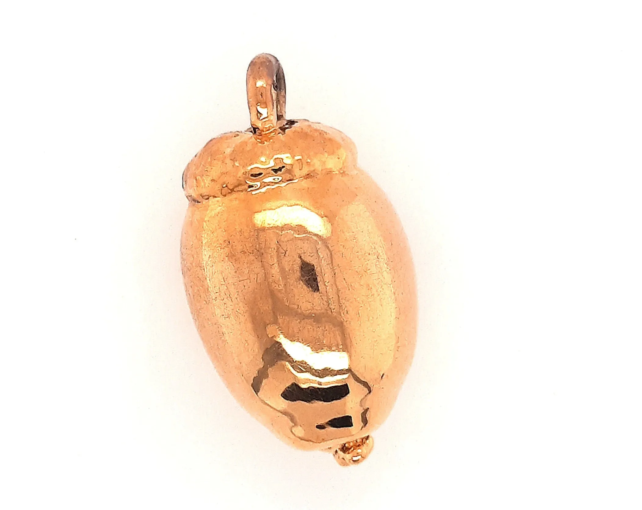 Gold Plated Acorn Charm/Pendant