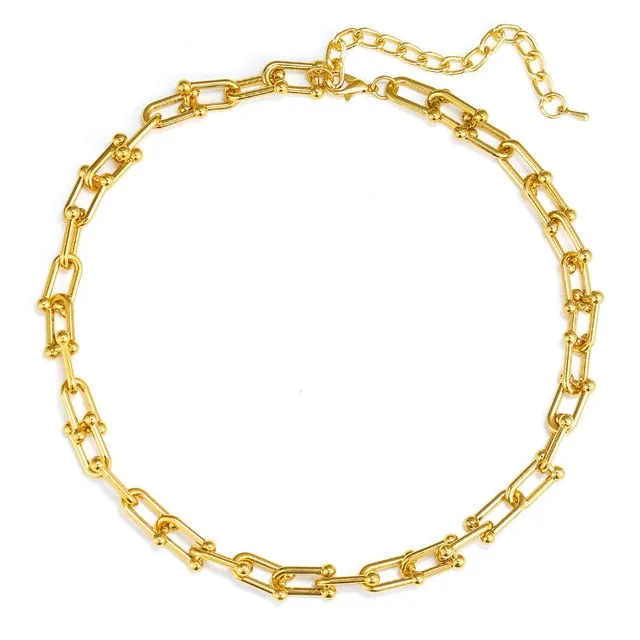 Gold Plated Necklaces Choker for Women,
