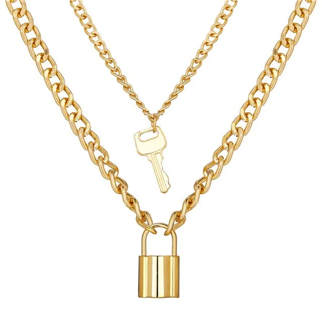 Gold Plated Necklaces Choker for Women,