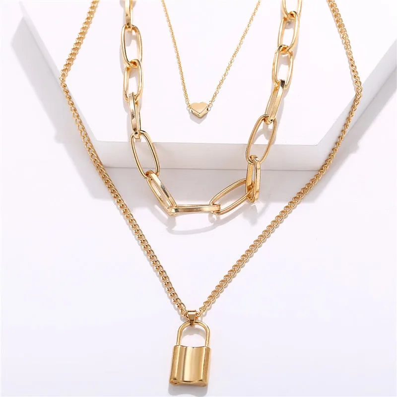 Gold Plated Necklaces Choker for Women,