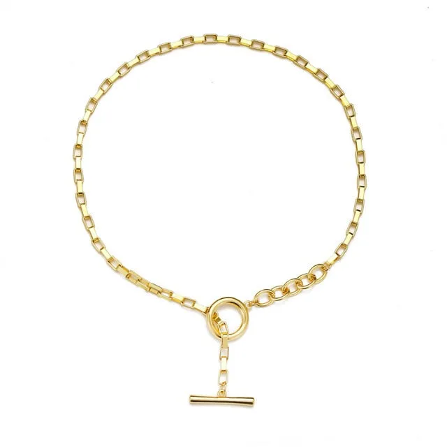 Gold Plated Necklaces Choker for Women,